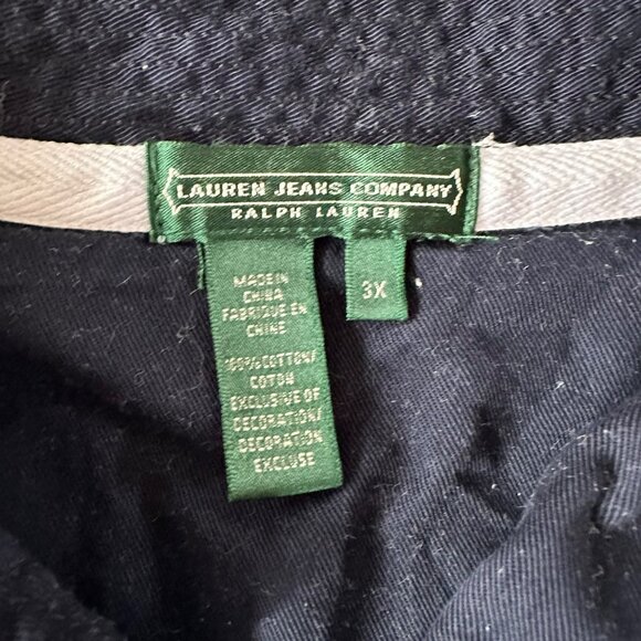 Ralph Lauren LRL Active Polo Women's Shirt 3/4 Sleeve Sz 3X Embroidered White - Picture 8 of 9